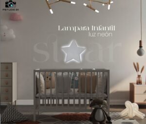 Lampara De Luz Neón Estrella